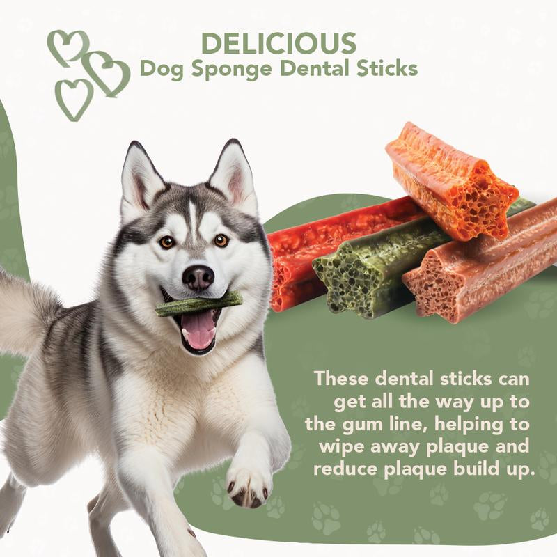 Rethink Pet Premium Dental Sponge Stick, Perfect Fun Dental Care Treats