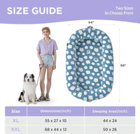 Lesure Donut Dog Bed, Cute Calming Bed for Small/Medium/Large Dogs & Cats, Camas Para Perros, Washable, round Pet Bed, Anti-Slip Bottom, Pet Supplies Bedding