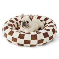 Lesure Donut Dog Bed, Cute Calming Bed for Small/Medium/Large Dogs & Cats, Camas Para Perros, Washable, round Pet Bed, Anti-Slip Bottom, Pet Supplies Bedding