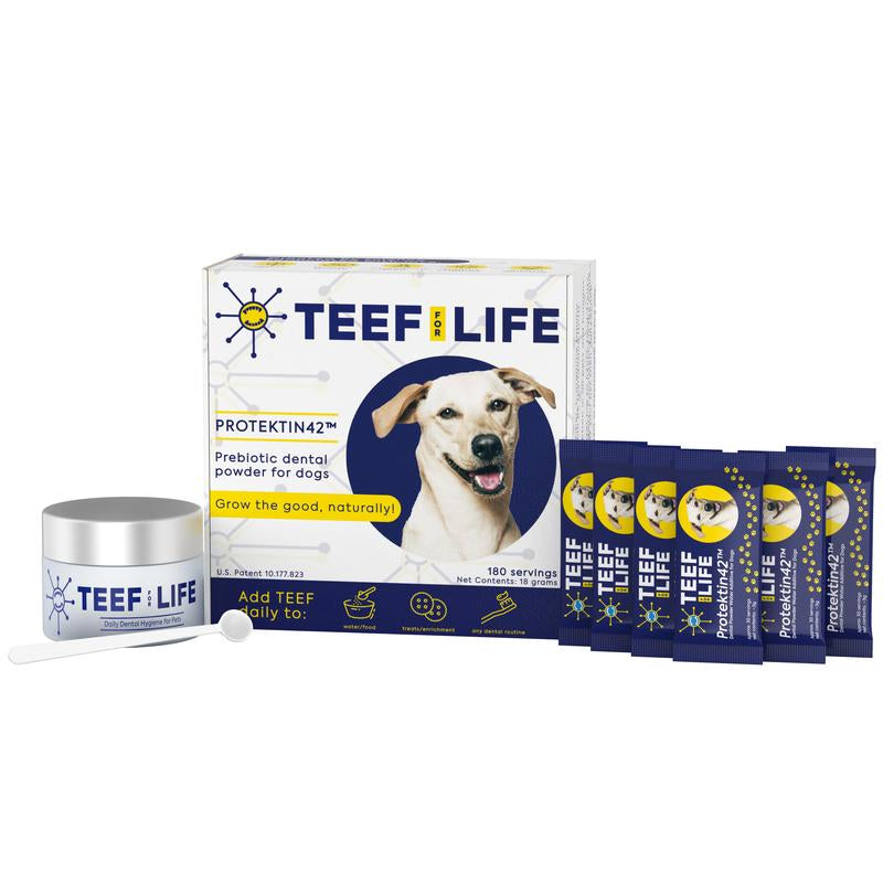 TEEF for Life - Protektin42™ - Kit: Prebiotic Dental Powder for Dogs