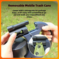 Tangle-Free Dual Dog Leash with 360° Swivel Head – for 2 Small to Medium Dogs (30 Lbs), 10Ft Retractable Leash, Lightweight Anti-Wear Handle,