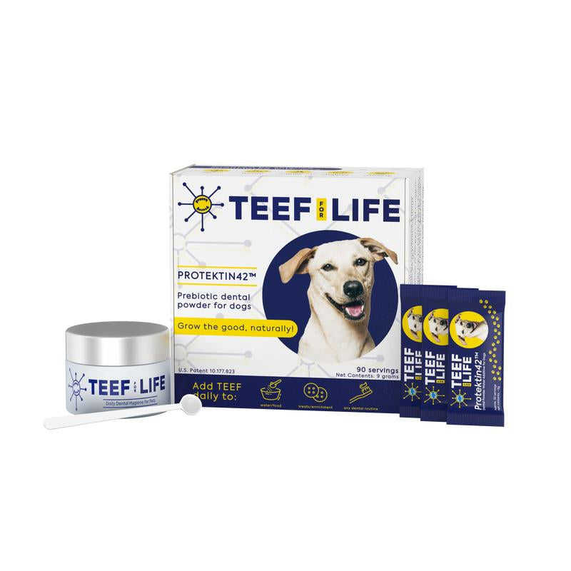 TEEF for Life - Protektin42™ - Kit: Prebiotic Dental Powder for Dogs