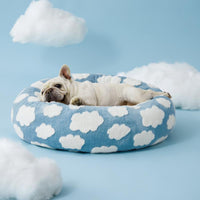 Lesure Donut Dog Bed, Cute Calming Bed for Small/Medium/Large Dogs & Cats, Camas Para Perros, Washable, round Pet Bed, Anti-Slip Bottom, Pet Supplies Bedding