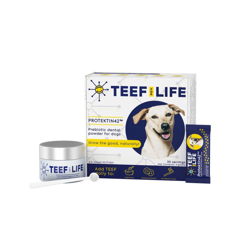 TEEF for Life - Protektin42™ - Kit: Prebiotic Dental Powder for Dogs