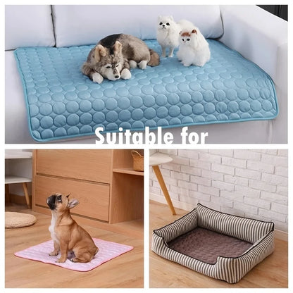 Alfombrilla refrescante para perros, cama fría de verano para mascotas, extragrande, para perros pequeños y grandes, accesorios para mascotas, manta duradera para gatos, sofá, manta de hielo para gatos