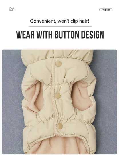 Chaqueta abrigo para perros otoño/invierno, gruesa y cálida de 3 capas, adecuada para perros pequeños a medianos como caniche, Teddy, York