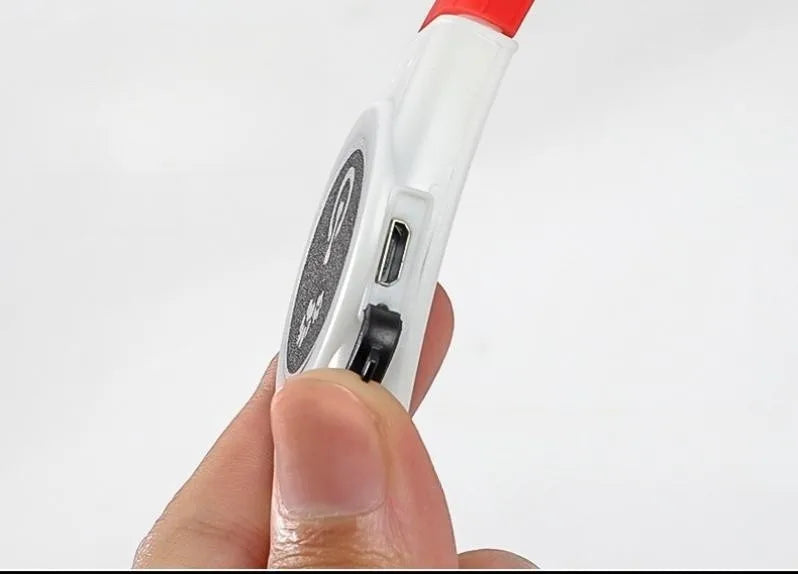 Collar luminoso LED para perro de PVC, impermeable, para perros grandes, medianos y pequeños, con luz USB, accesorios de seguridad nocturna para mascotas.