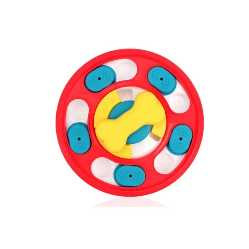 Juguetes rompecabezas para perros, alimentador lento, dispensador de comida IQ que incentiva a tu mascota es antideslizante para comer lentamente, útil para perros y gatos