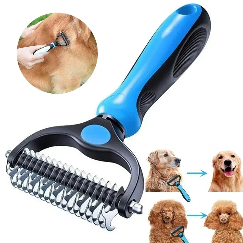 Cepillo peine para quitar el pelo de gatos y cachorros.Cepillo peine para quitar el pelo de gatos y mascotas, peines para recortar el pelo de las mascotas y desenredarlos.