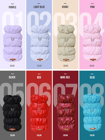 Chaqueta abrigo para perros otoño/invierno, gruesa y cálida de 3 capas, adecuada para perros pequeños a medianos como caniche, Teddy, York