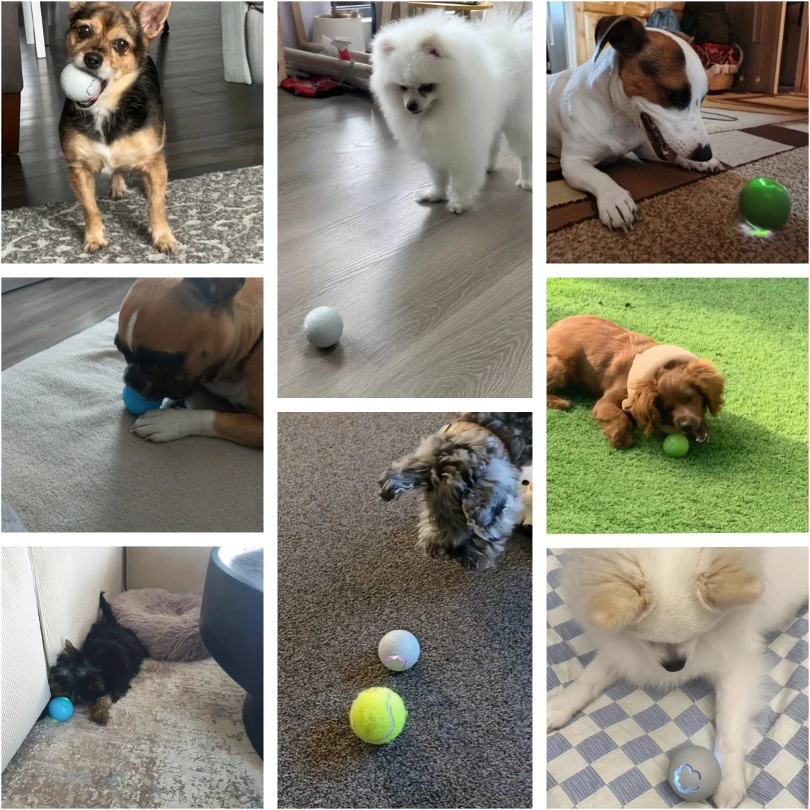 Pelota de juguete inteligente para perros, electrónica, interactiva, con USB, automática, con rebote y luces RGB, ideal para cachorros y gatos.