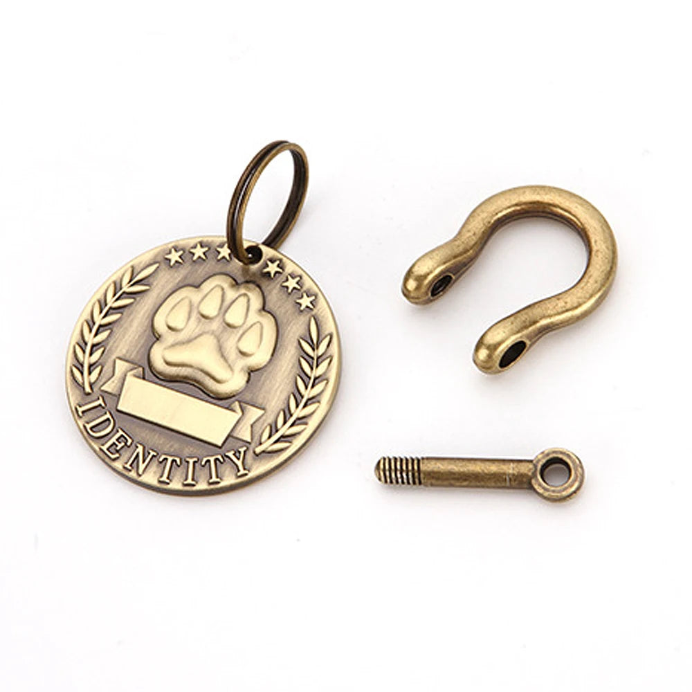 Etiquetas de dirección personalizadas para perros, etiquetas de identificación, etiqueta de perro grabada gratis, Collar de perro personalizado, etiqueta de nombre de perro y gato, identificación de mascota, placa de ident