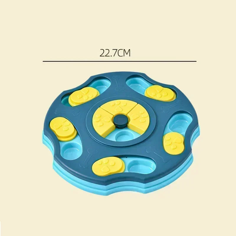 Juguetes rompecabezas para perros, alimentador lento, dispensador de comida IQ que incentiva a tu mascota es antideslizante para comer lentamente, útil para perros y gatos