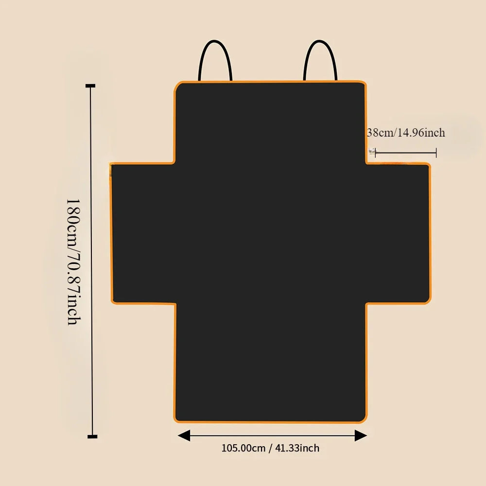 Forro de carga-funda impermeable para asiento de maletero para área de carga trasera, accesorios de ajuste Universal para automóvil