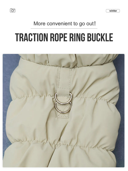 Chaqueta abrigo para perros otoño/invierno, gruesa y cálida de 3 capas, adecuada para perros pequeños a medianos como caniche, Teddy, York