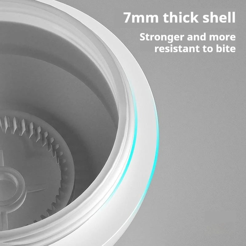 Pelota de juguete inteligente para perros, electrónica, interactiva, con USB, automática, con rebote y luces RGB, ideal para cachorros y gatos.