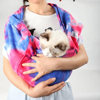 Yunpawpet Large Pet Sling Carrier - Handsfree Cat Sling Carrier Pouch for Chinchillas, Hedgehogs, Puppies, Sugar Gliders, Guinea Pigs, Rabbits, Kittens Etc.