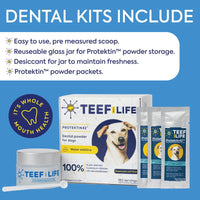 TEEF for Life - Protektin42™ - Kit: Prebiotic Dental Powder for Dogs
