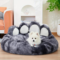 Cat Cartoon Bear Paw Design Pet Bed, Soft Plush Pet Nest for Daily Use, Spring Warm Pet Bed for Dog & Cat