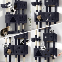 Extra Large Cat Tower, 81In Tall Cat Tree for Big Cats with 3 Condos and 8 Scratching Posts for Indoor Adult Cats