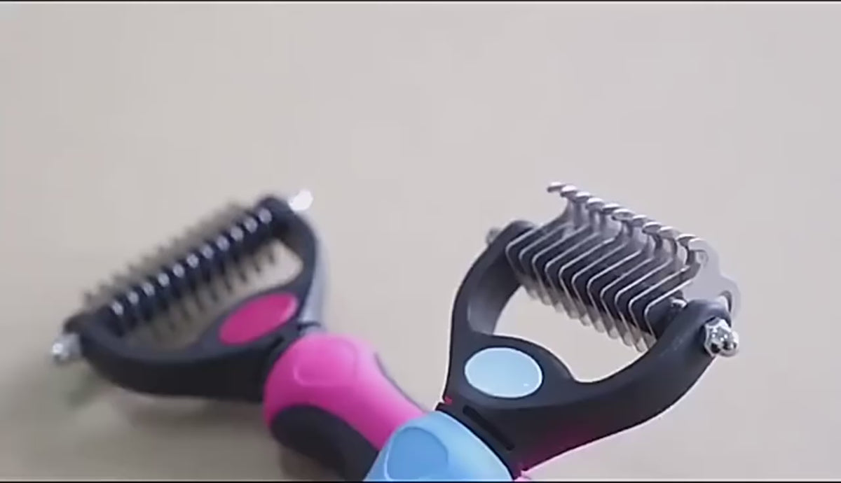 Cepillo peine para quitar el pelo de gatos y cachorros.Cepillo peine para quitar el pelo de gatos y mascotas, peines para recortar el pelo de las mascotas y desenredarlos.